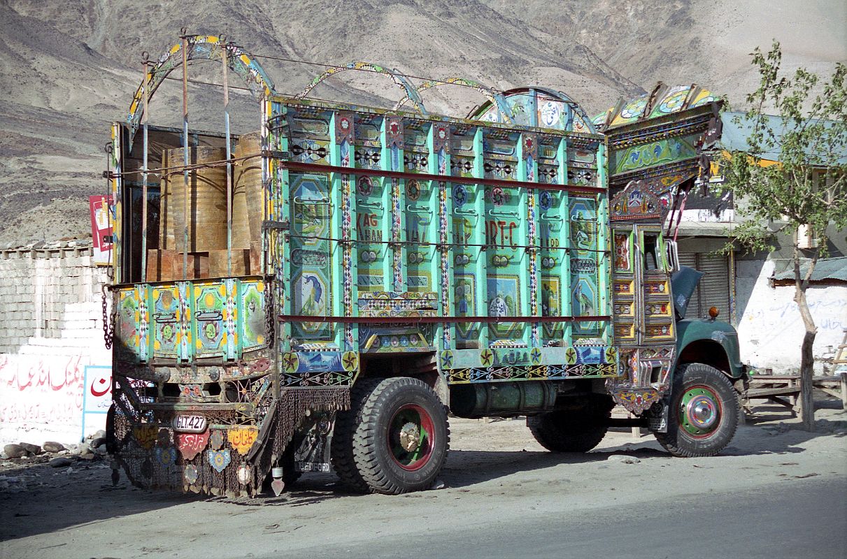 03 Colourful Truck On Karakoram Highway In Chilas Pakistan I enjoyed a stroll around Chilas, admiring the colourful trucks that ply the Karakoram Highway.